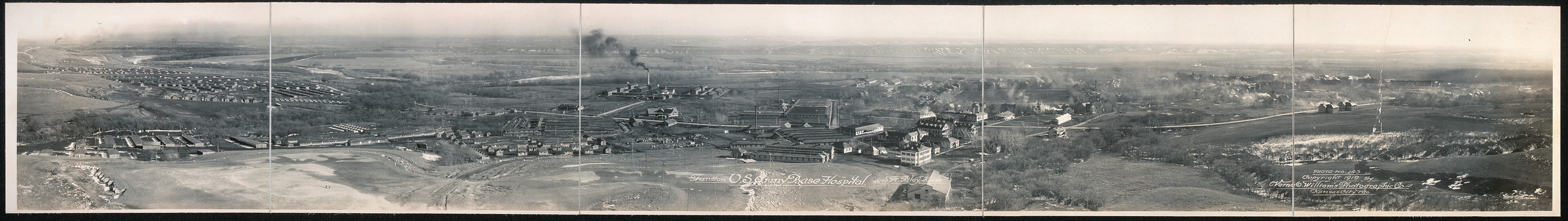 Army Hospital, Funston Ft Riley, Kansas, 1919, 1919 — historic image