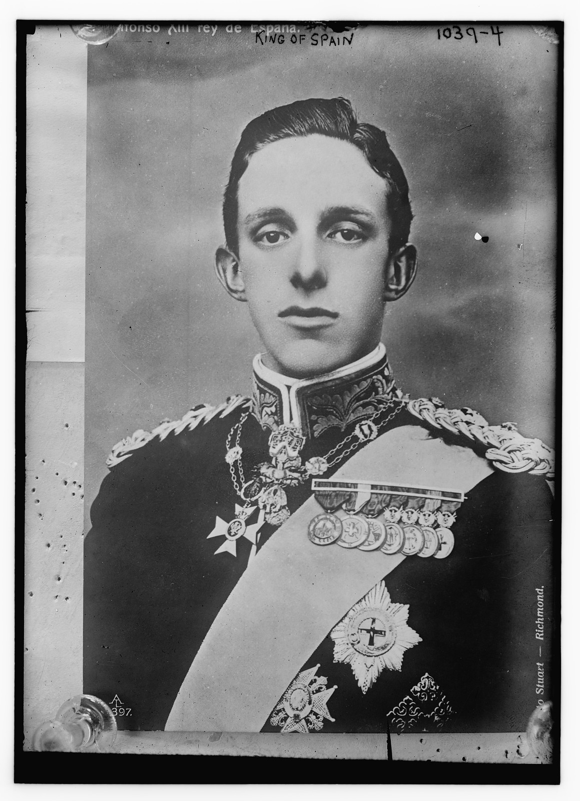King of Spain in uniform, Stuart, Richmond / Stuart, n/a — historic photograph
