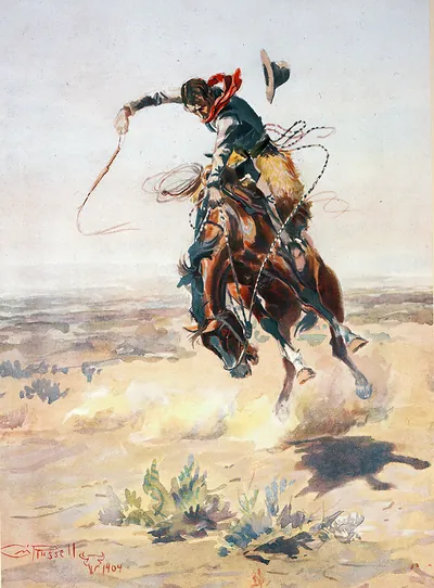 A bad hoss / C.M. Russell.