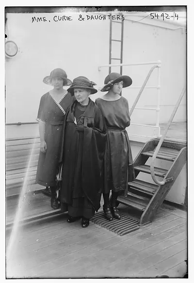 Mme. Curie & daughters