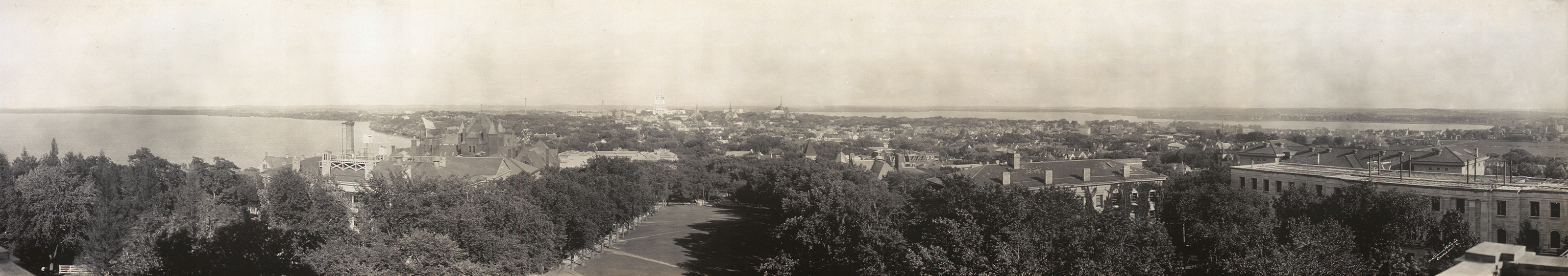 Panoramic view of Madison, Wisconsin, 1911, 1911 — historic image