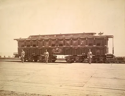 President Abraham Lincoln's Railroad Funeral Car