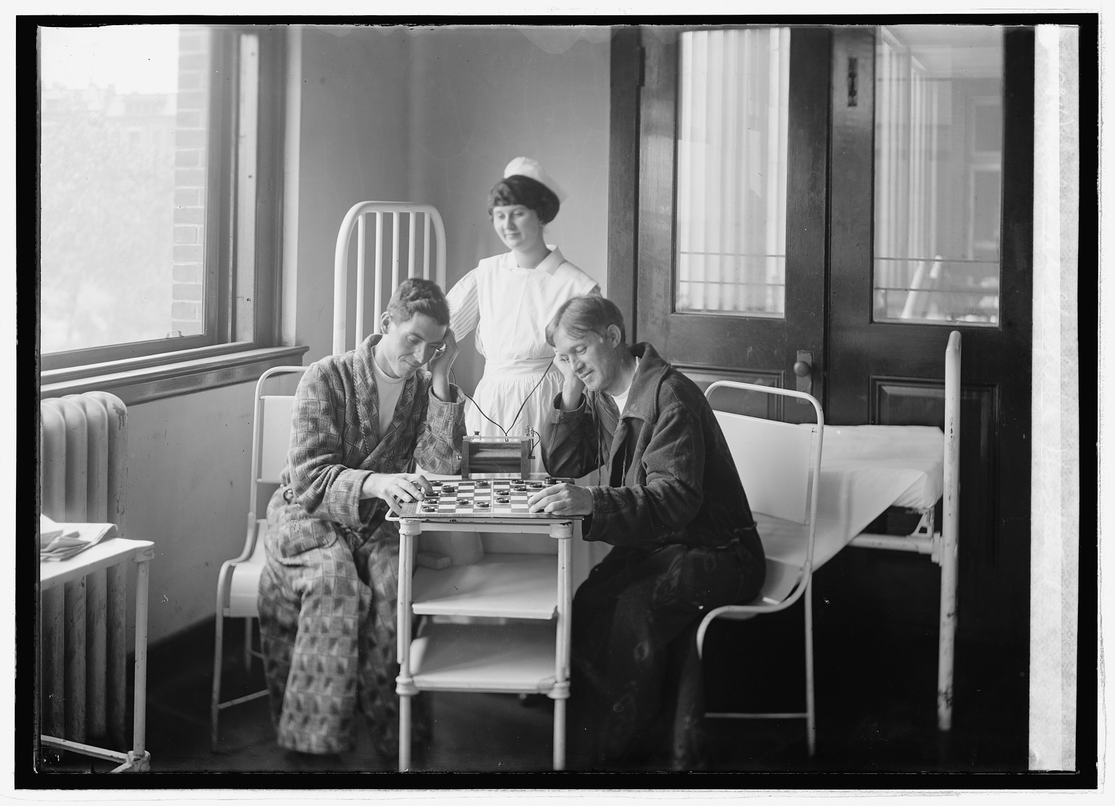 Radio at Garfield Hospital [Washington, D.C.], [ca. 1924] — historic photograph