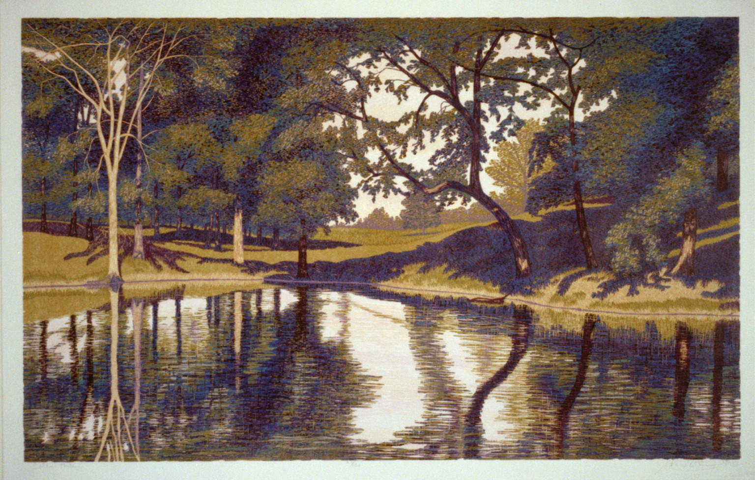 Catlin Pond / G. Mortensen, [19]81. — historic print