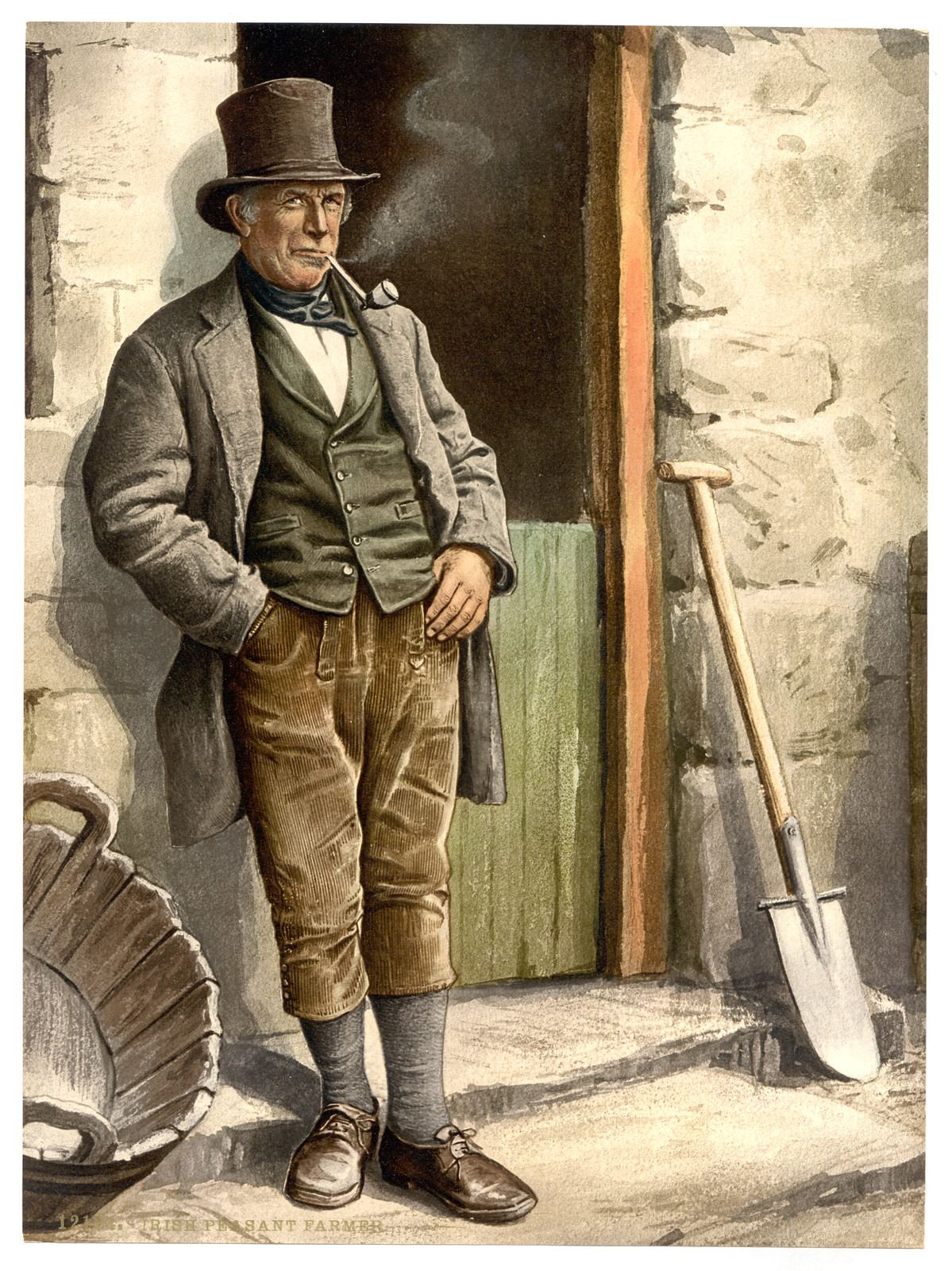 Irish Peasant Farmer, [between ca. 1890 and ca. 1900]. — historic print