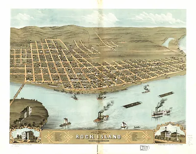 Rock Island, Illinois, 1869
