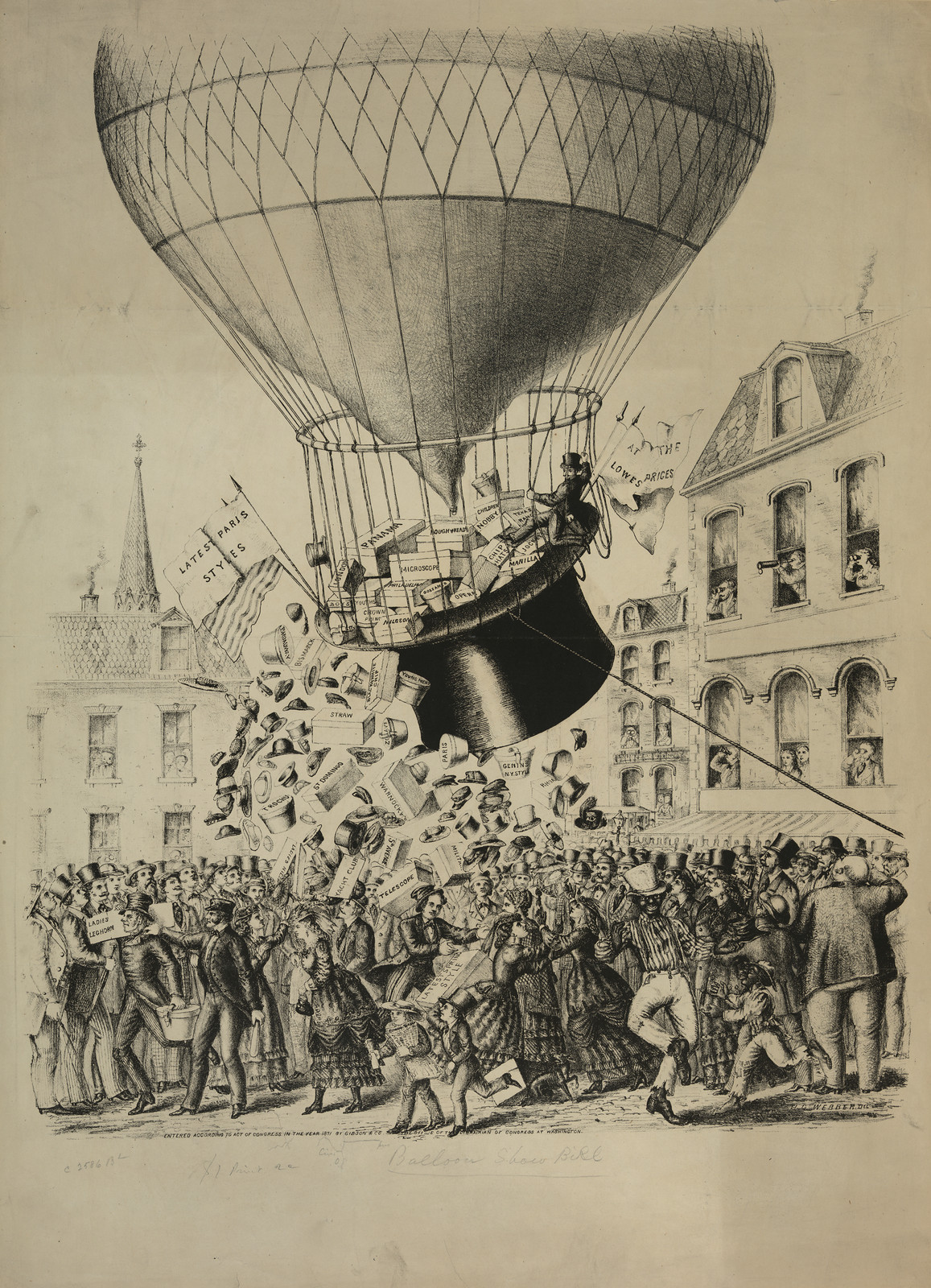 balloon show bill — historic image