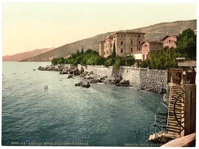 Abbazia Hotel Quarnero and the Baths Istria Austro-Hungary