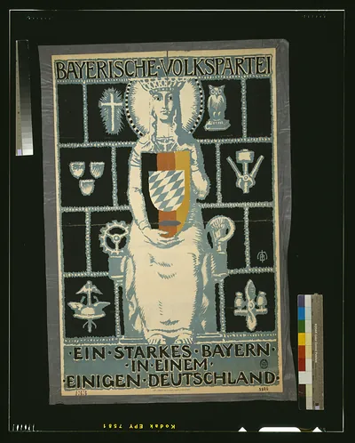 Bayerische Volkspartei ein starkes Bayern in einem einigen Deutschland