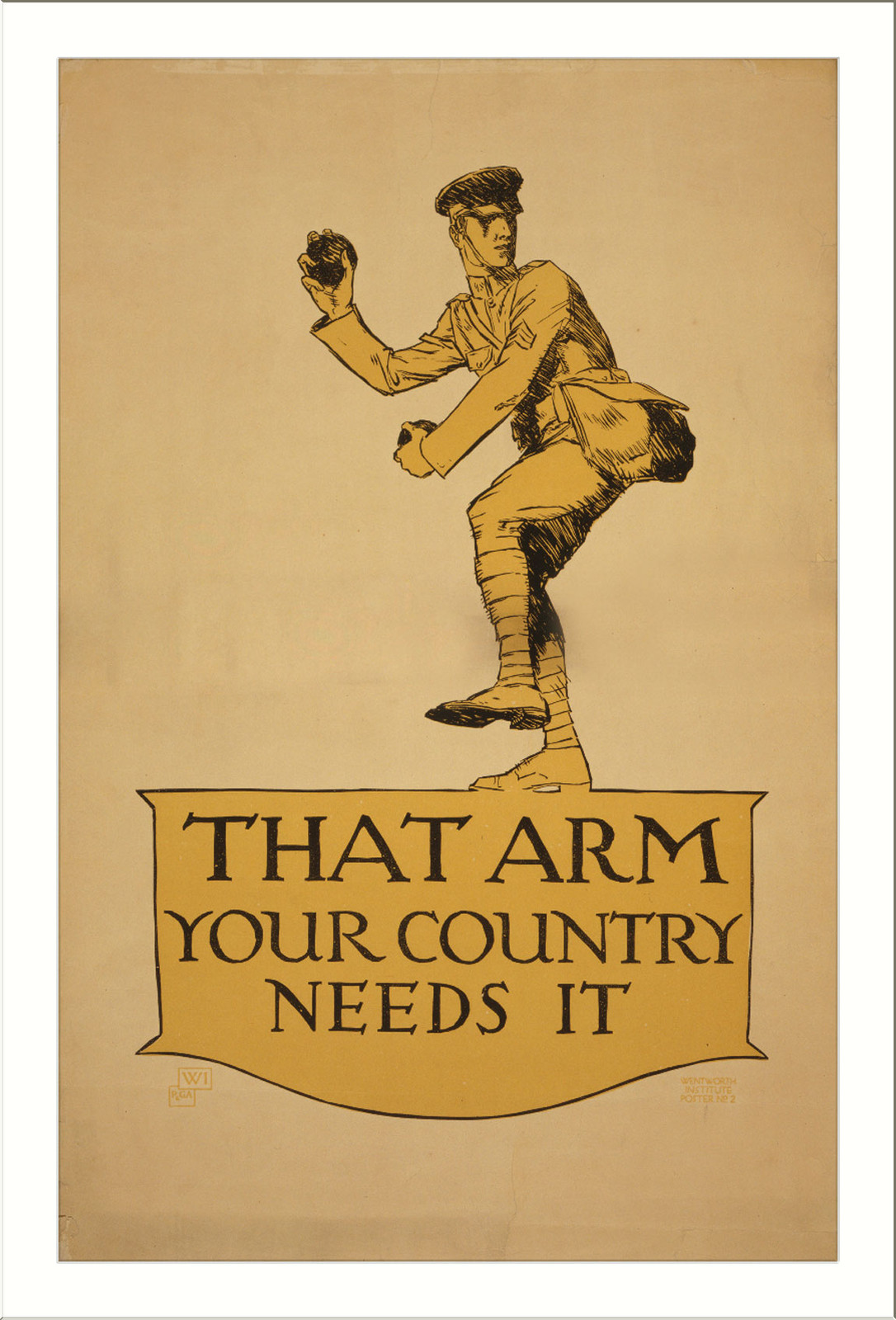That Arm Your Country Needs It war poster — vintage poster