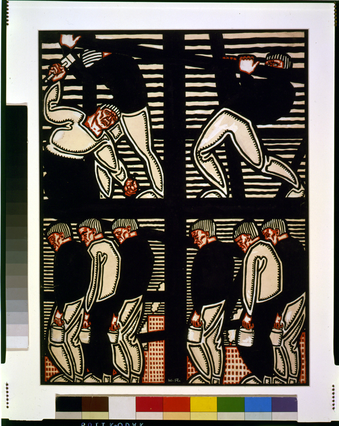 [Steel workers] / W.R., [ca. 1920] — historic drawing