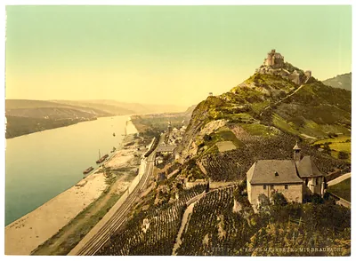 Marksburg and Braubach the Rhine Germany