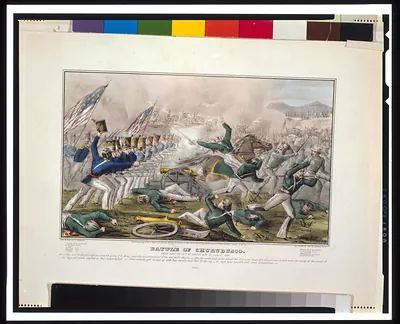 Battle of Churubusco--Fought near the city of Mexico 20th of August 1847 / J. Cameron.