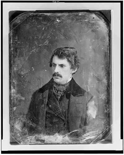 Unidentified man, daguerreotype portrait, about 1844