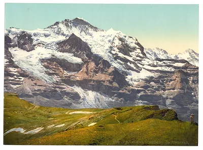 Jungfrau and Scheidegg Bernese Oberland Switzerland