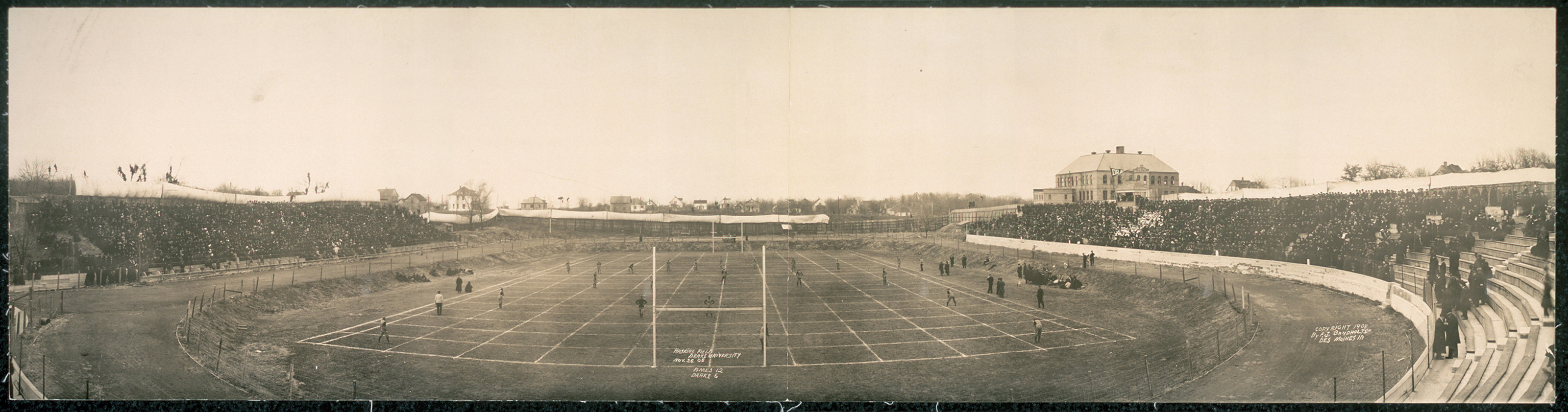 Haskins field, Drake, Iowa, 1908, 1908 — historic image