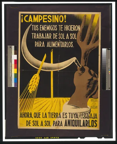 Campesino! Tus enemigos te hicieron trabajar de sol a sol ...