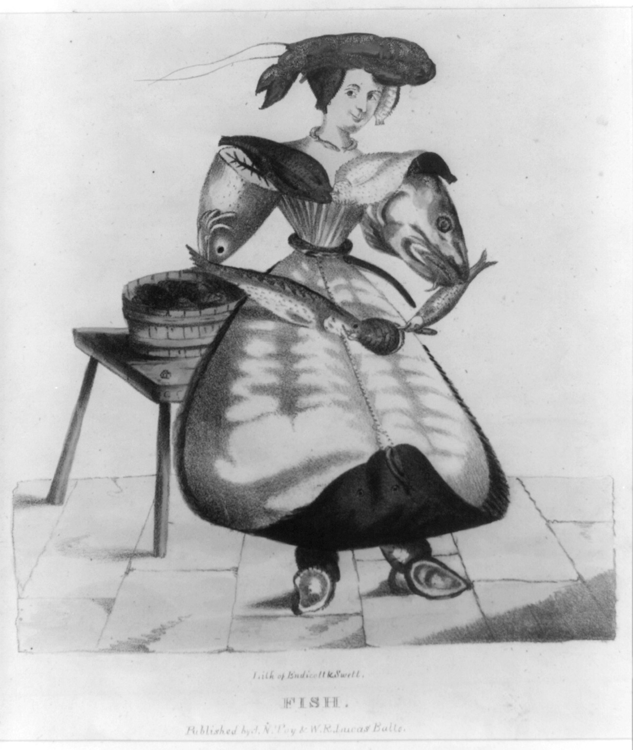 Fish / lith. of Endicott & Swett., Balto. : published by A. N. Toy & W. R. Lucas, [1831]. — antique lithograph
