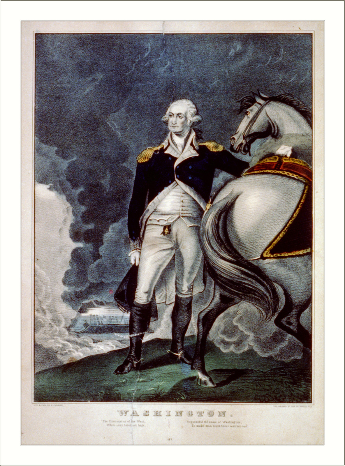 Washington, New York : Published by N. Currier, [between 1835 and 1856] — antique lithograph