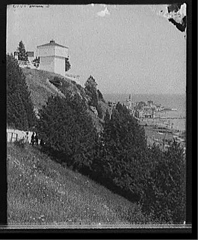 [Block house, Fort Mackinac, & Mission Point, MackinacIsland, Mich.]