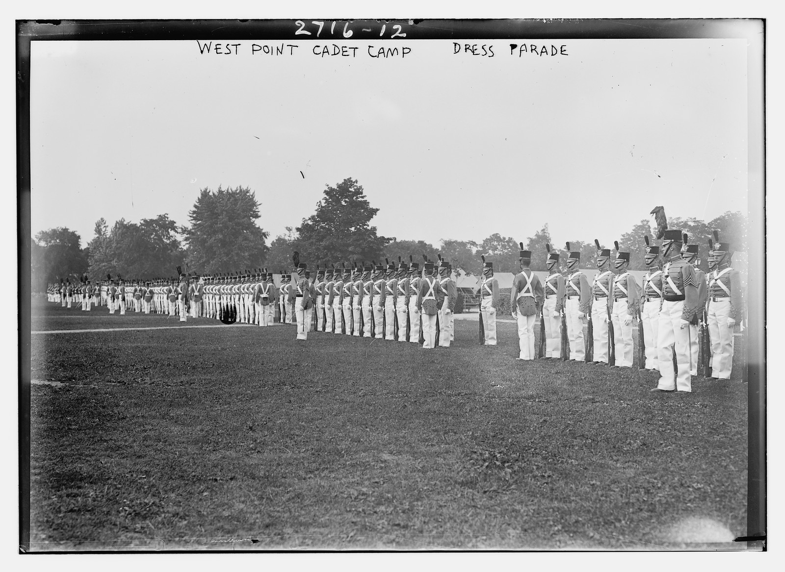 West Point Cadet Camp Dress Parade, n/a — historic photograph