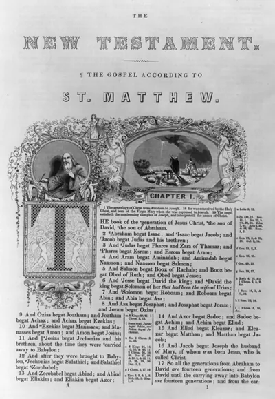 The New Testament - The Gospel According to St. Matthew