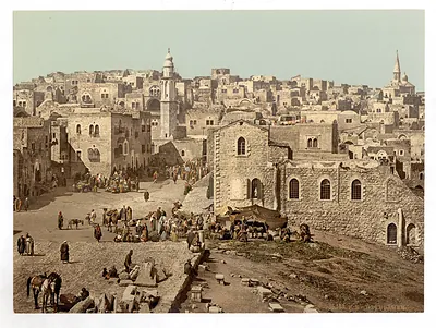 Market Place Bethlehem Holy Land (i.e. West Bank)