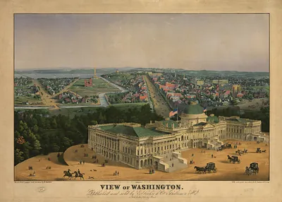 Washington 1852 uncorrected, Washington DC