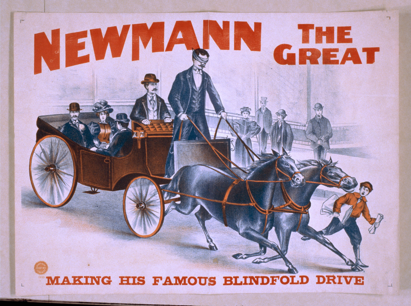 Newmann the Great, 1898 — vintage poster