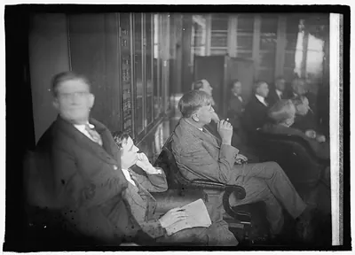 Atty. Gen. Sargeant at aluminum hearing at Capitol, [Washington, D.C., 1/9/26]