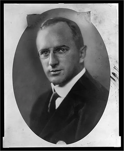 [Clifford M. Holland, chief engineer of the Holland Tunnel, head-and-shoulders portrait, facing slightly left; in oval]