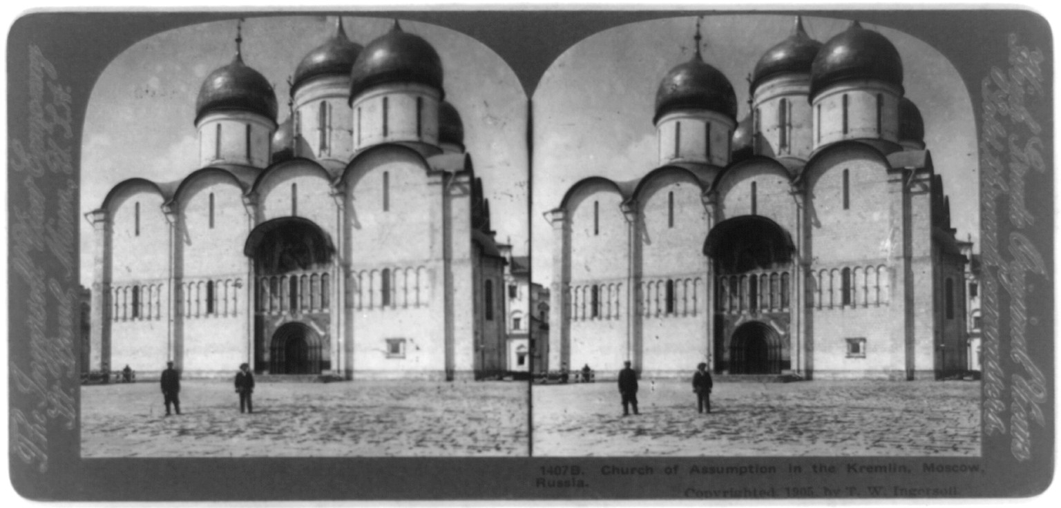 Church of the Assumption in the Kremlin, Moscow, Russia, c1905. — historic photograph