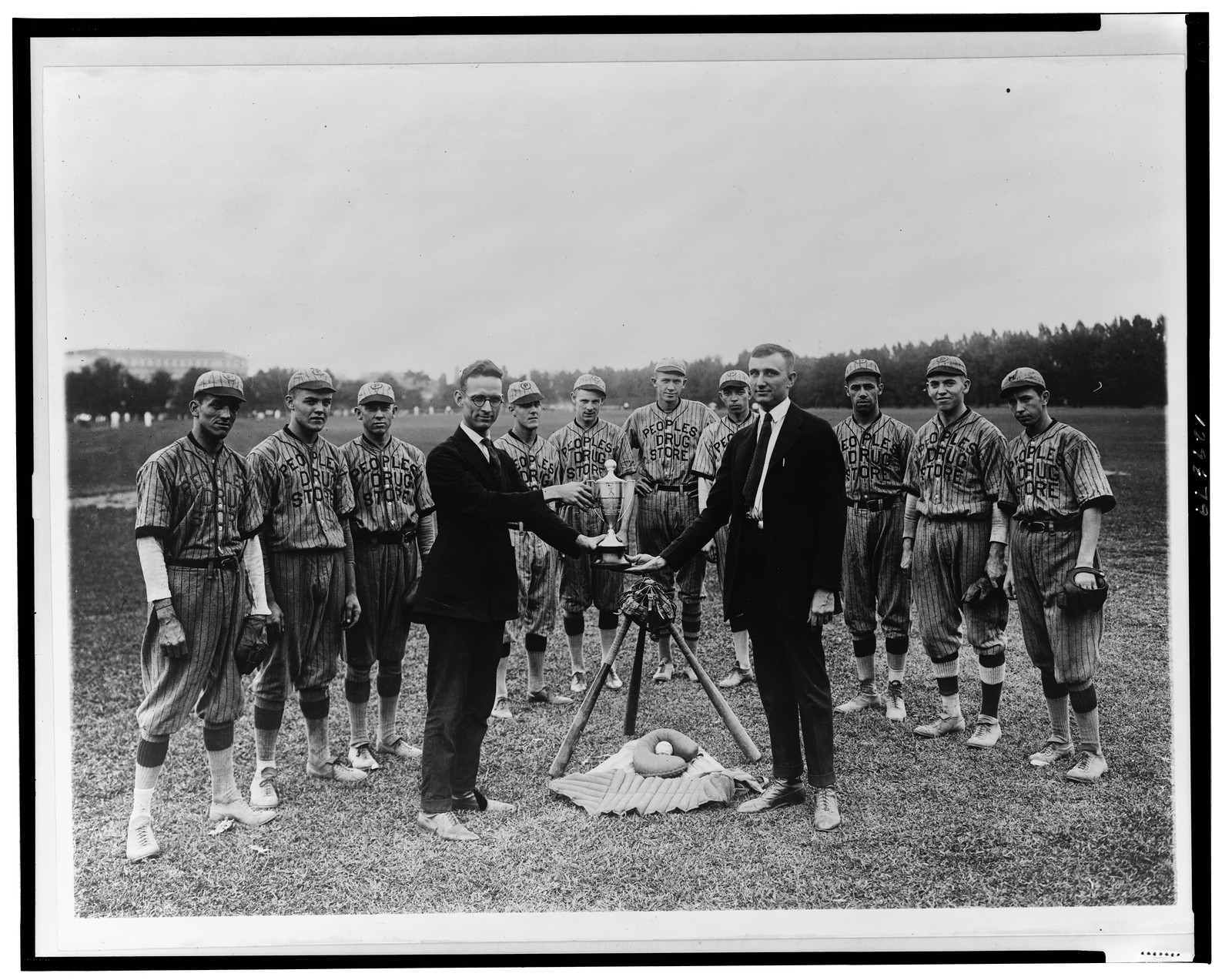 People's Drug Store baseball team, Washington, D.C., [1921?] — historic photograph