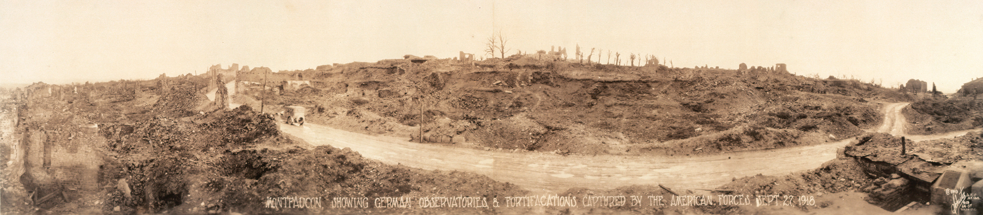 Montfaucon, captured Sept. 27, France, 1918, 1918 — historic image