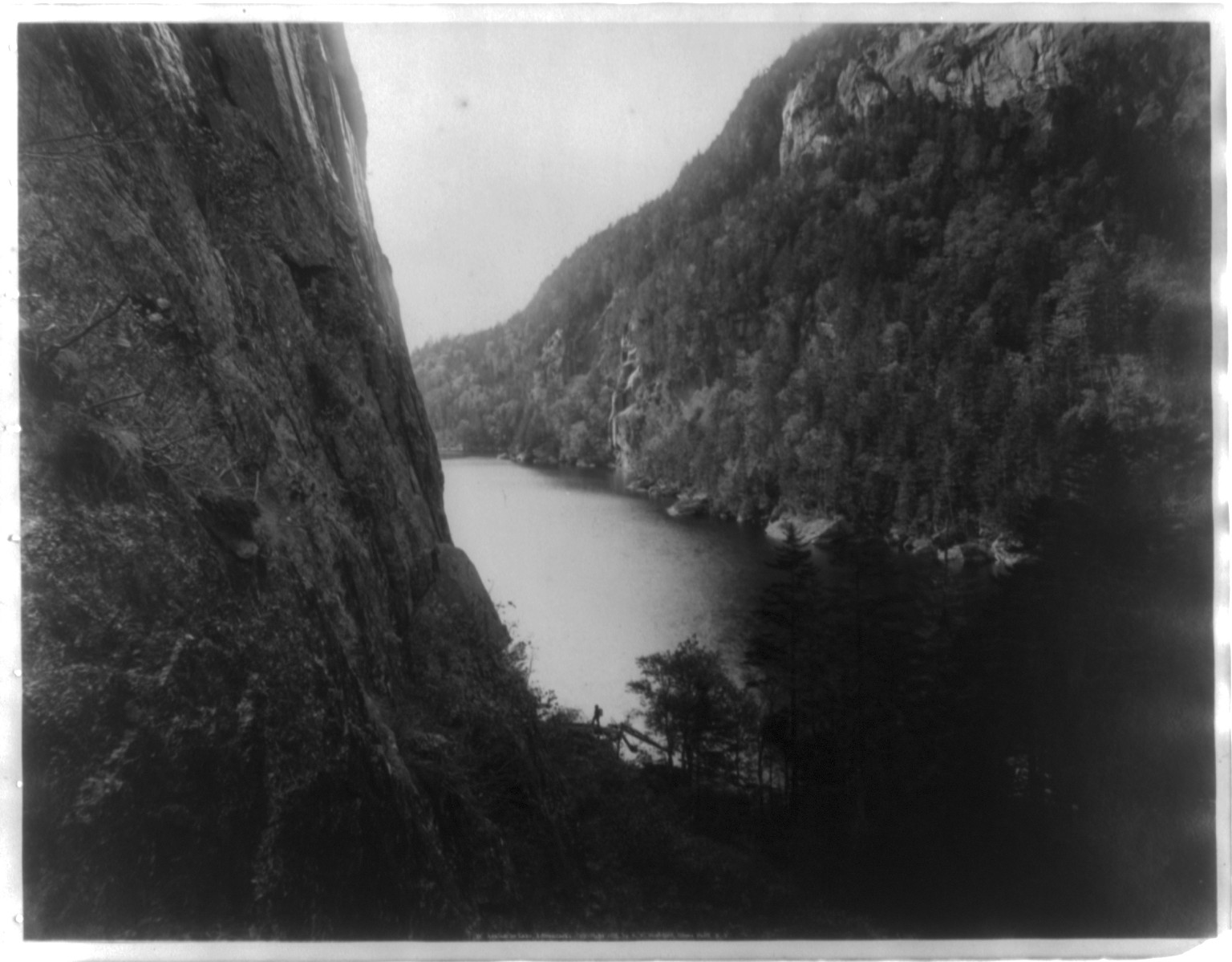 Avalanche Lake, Adirondacks / S.R. Stoddard, Glens Falls, N.Y., c1888. — historic photograph