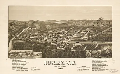 Hurley, Wisconsin, 1886