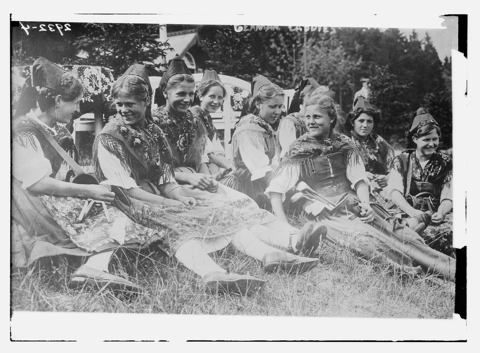 German Caddies, n/a — historic photograph