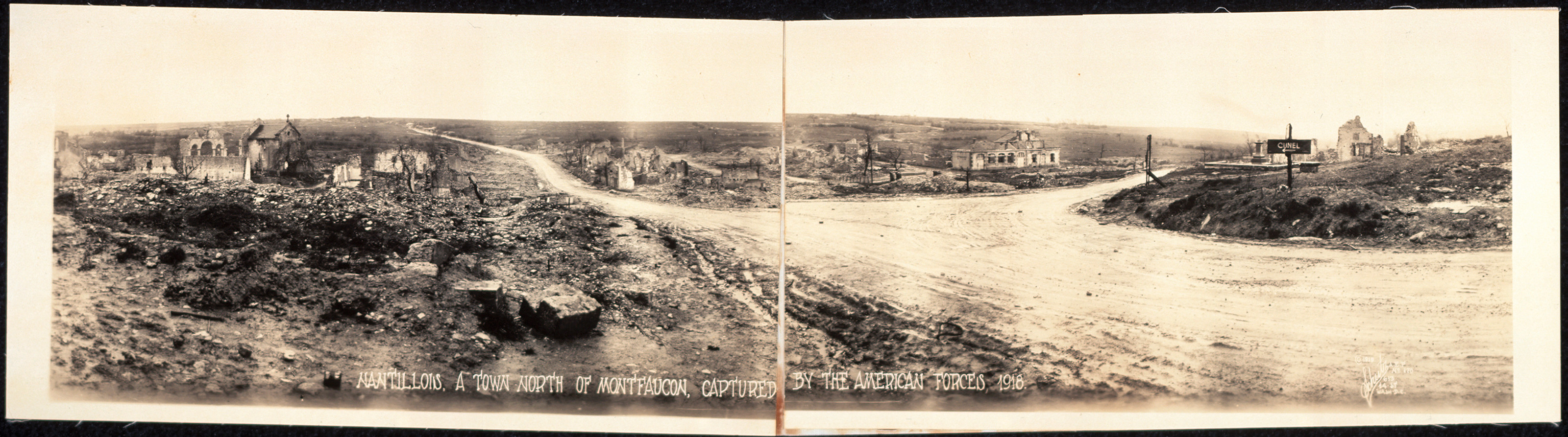 Nantillois, Montfaucon, captured, France, 1918, 1918 — historic image