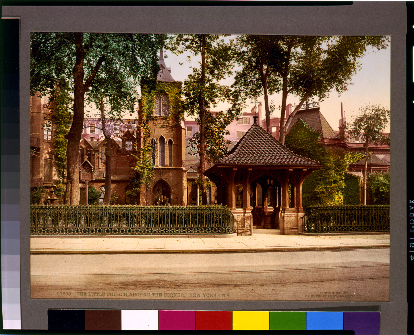 The Little Church Around the Corner, New York City, c1900. — historic print