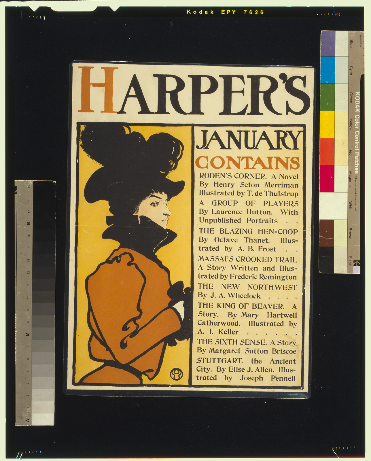Harper's January, [New York : Harper & Brothers, 1898] — vintage poster