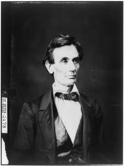 [Abraham Lincoln, presidential candidate, head-and-shoulders portrait, facing slightly right]