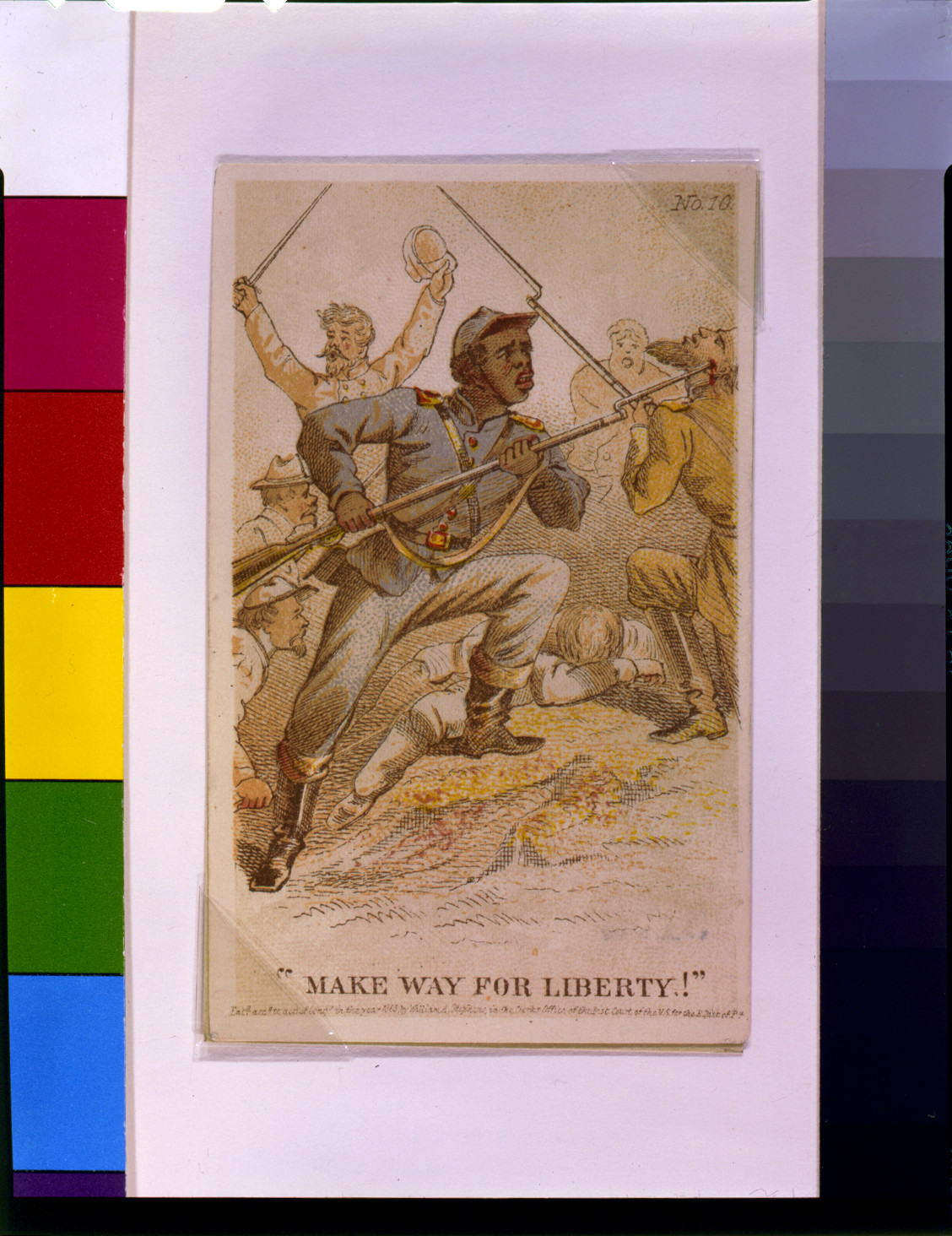 Make way for liberty!, c1863. — antique lithograph