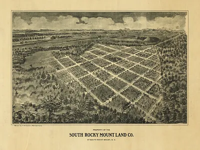 NC South Rocky Mount 1900 MAP