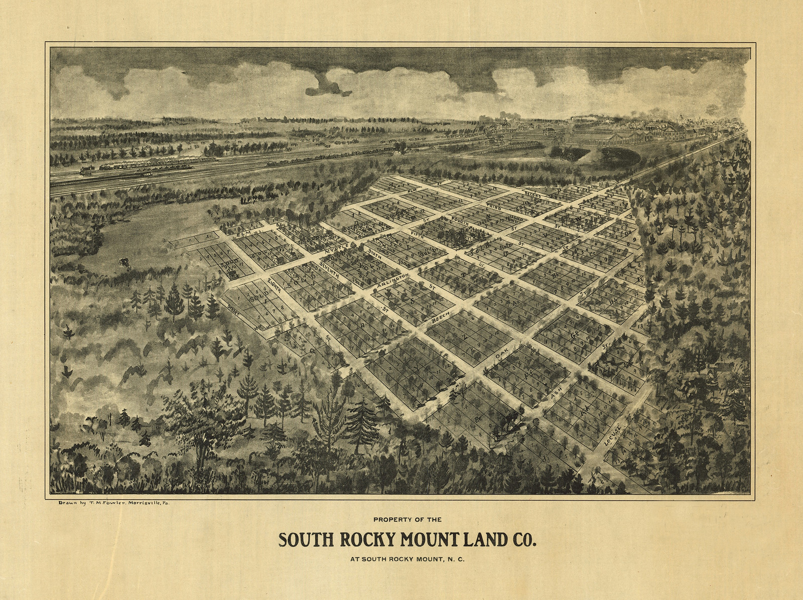 South Rocky Mount, North Carolina, 1900, 1900 — antique map