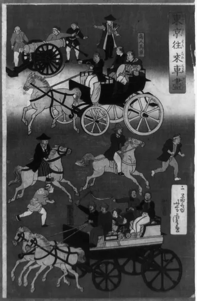 Tokyo orai kuruma zukushiTITLE TRANSLATION:Vehicular traffic in Tokyo.