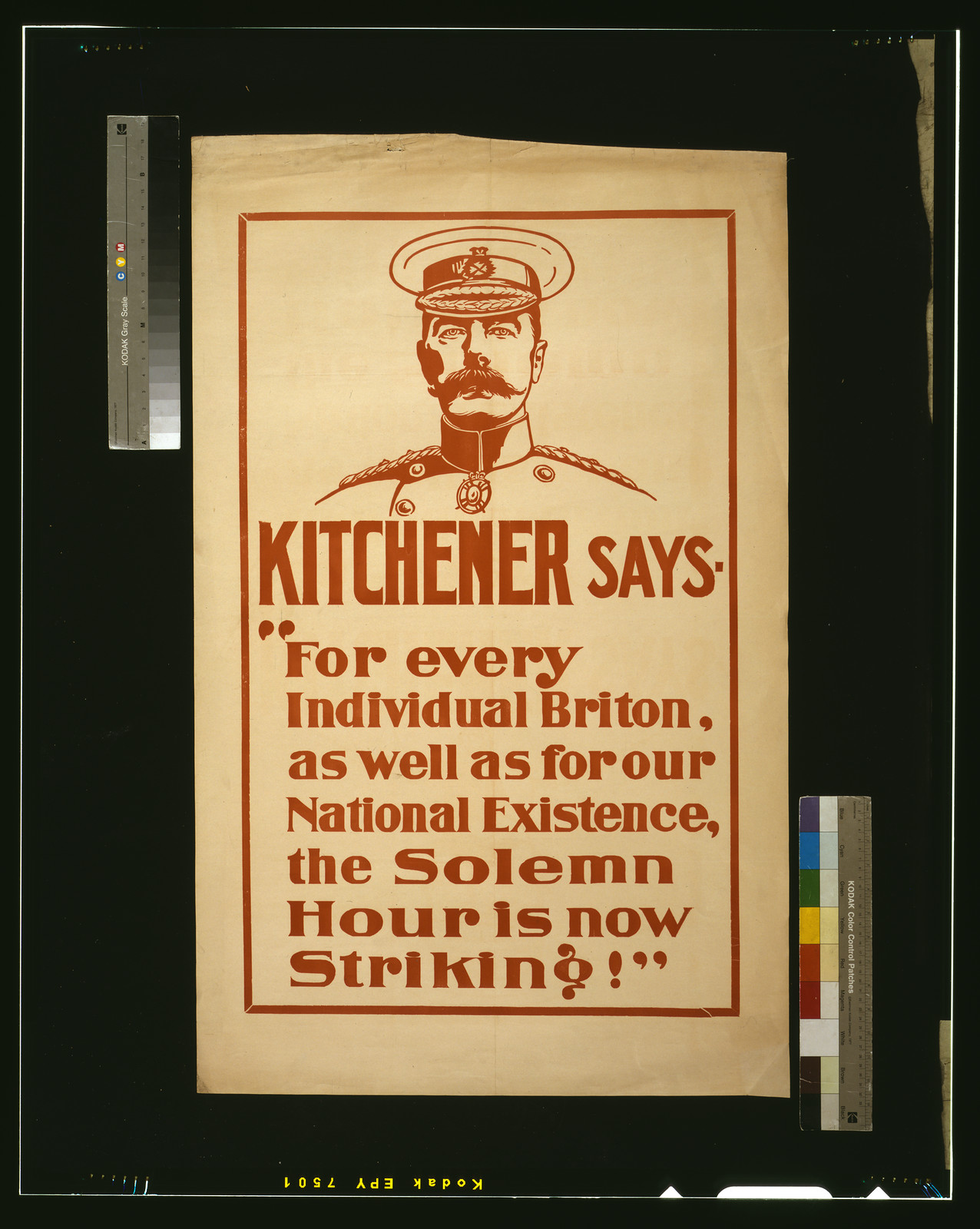 Kitchener Says: For Every Individual Briton, 1915 — historic image
