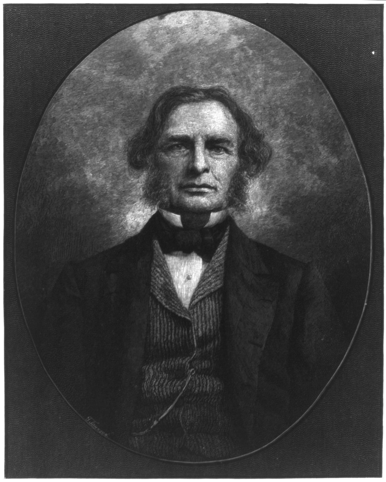 Henry Wadsworth Longfellow, 1807-1882, 1886 — antique engraving
