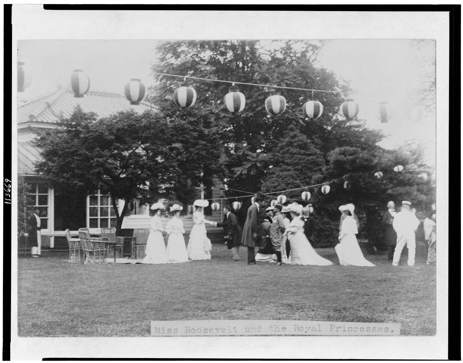 Miss Roosevelt and the Royal Princesses, c1905. — historic photograph