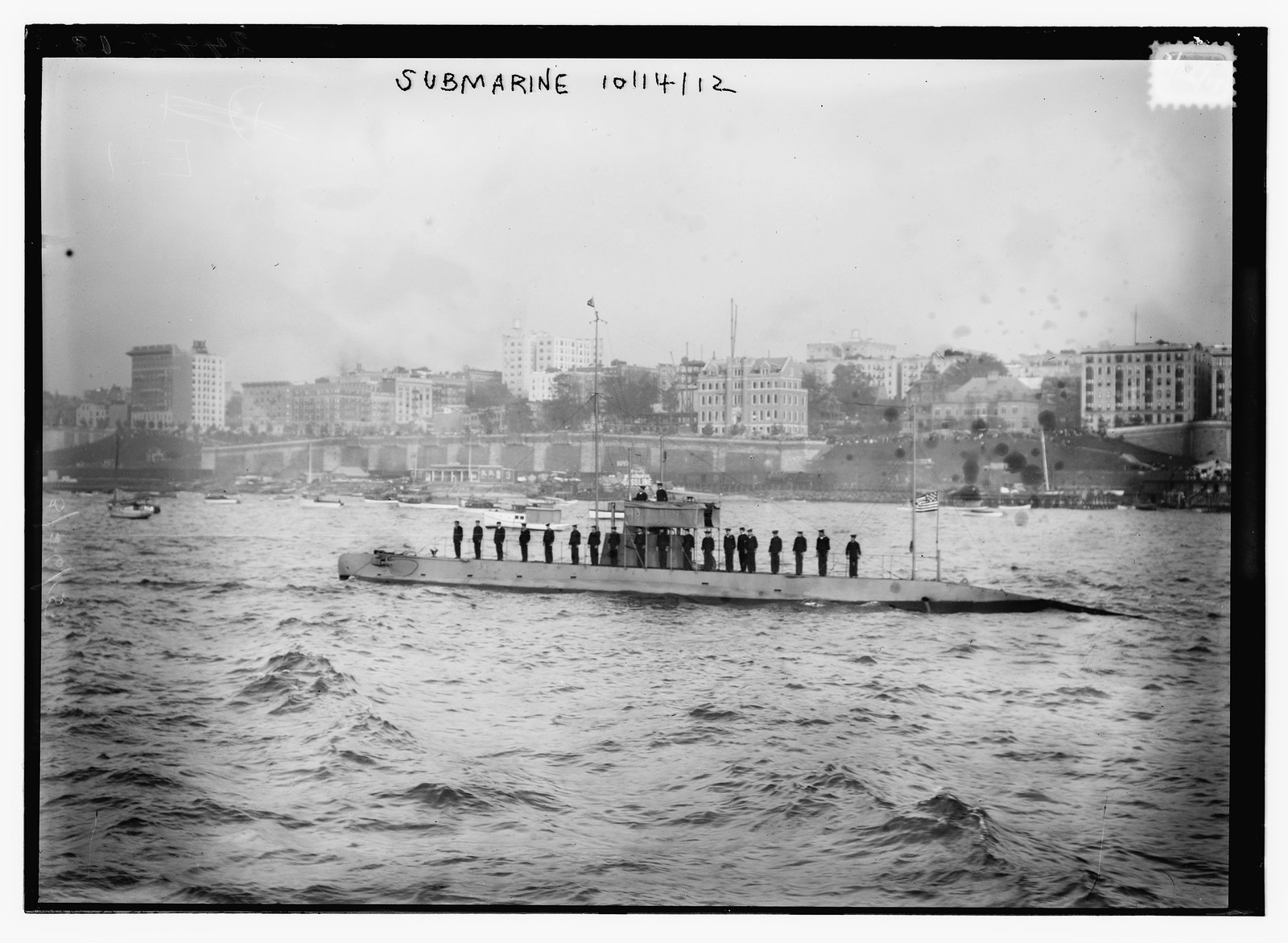 Submarine, 10/14/12, 10/14/1912. — historic photograph