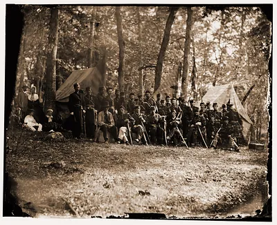 Gettysburg Pennsylvania. Officers of 50th Regiment Pennsylvania Infantry
